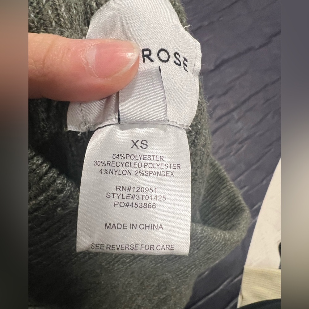 NWT Pink Rose XS Women’s green‎ soft pants - Picture 5 of 5
